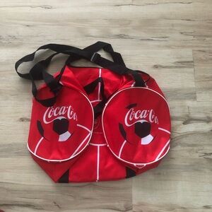 Coca-Cola FIFA Soccer Red Sports Bag Duo